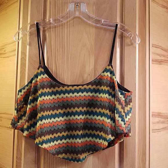 boho swing crop flare sides, Small NWOT - Picture 6 of 8